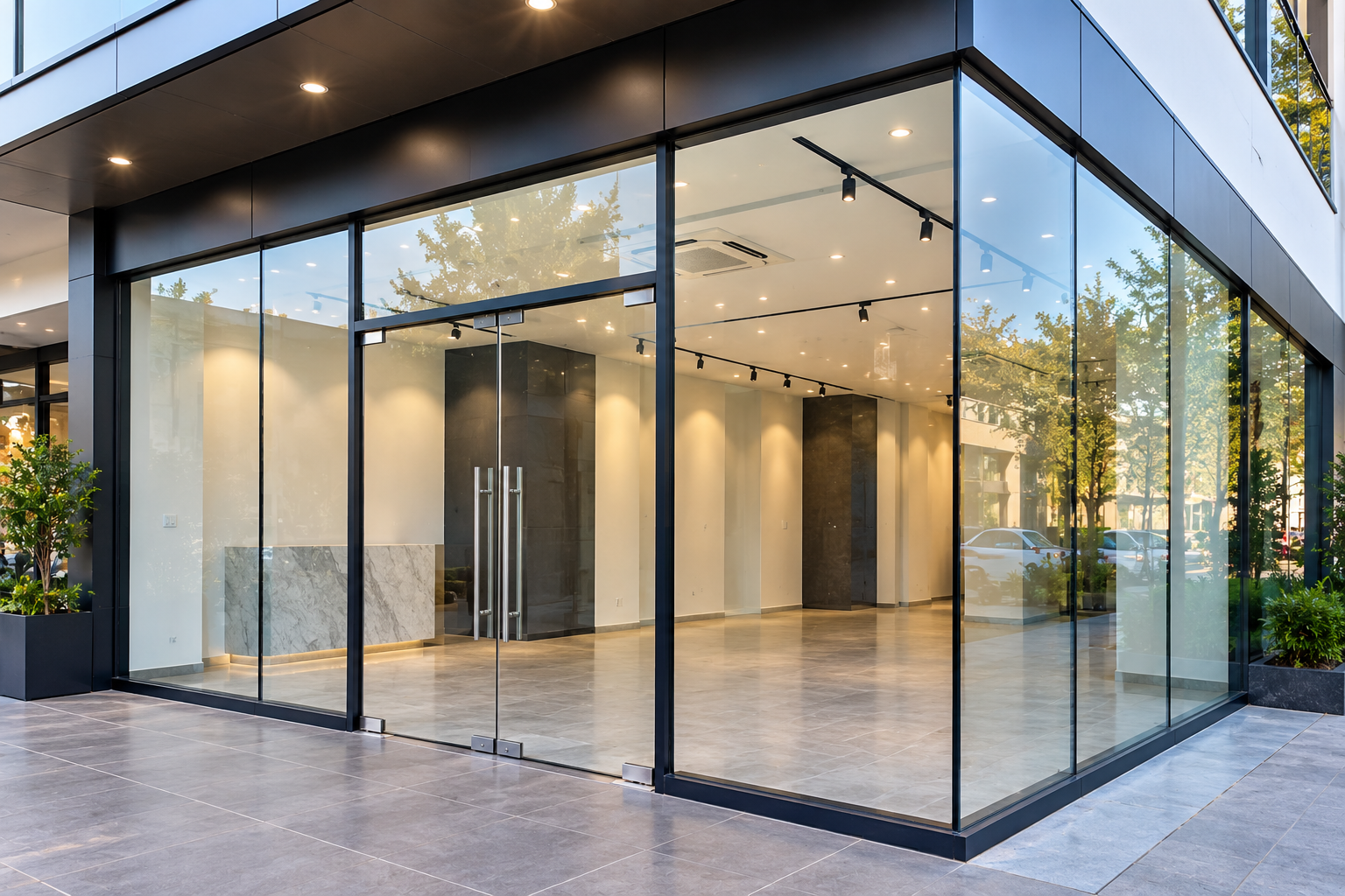 Shop Front Glass